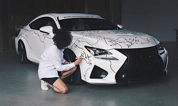 Lexus R CF Art Car © Lexus