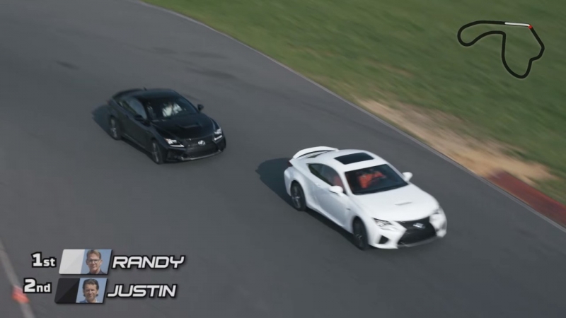 Track Battle! Randy vs Justin in the Lexus RC F, GS F & LC 500 