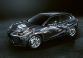 2019 LexusUX układ hybrydowy