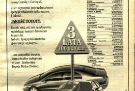 25_lat_Toyoty_w_Polsce_Pierwsze_reklamy