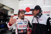 Rob Leupen Fernando Alonso Le Mans 2018 © Toyota