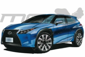 Mag-X  artystyczna wizja Lexusa UX © Mag-X 