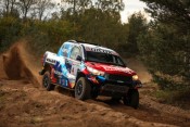 Jakub Przygoński i Timo Gottschalk Toyota Hilux Wysoka Grzęda Baja Drawsko Pomorskie © Fundacja Baja Poland
