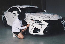 Lexus R CF Art Car © Lexus