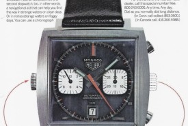 1969 Advertising Heuer timer corp ref 1133 Monaco