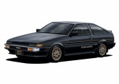 Toyota AE86 Black Trueno Limited