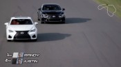 Track Battle! Randy vs Justin in the Lexus RC F, GS F & LC 500 