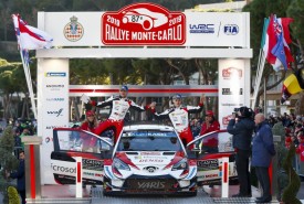 Toyota trzeci raz z rzędu na podium Rajdu Monte Carlo